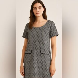 Isaac Mizrahi tweed shift dress